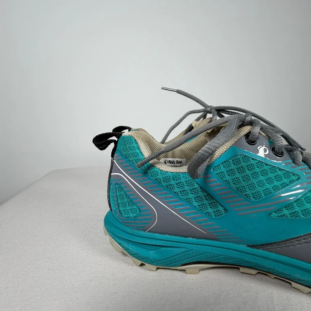 Pearl Izumi Womens‎ X-Alp Seek VII Teal Mountain Bike Trail Shoes EUR 39 US 8.5